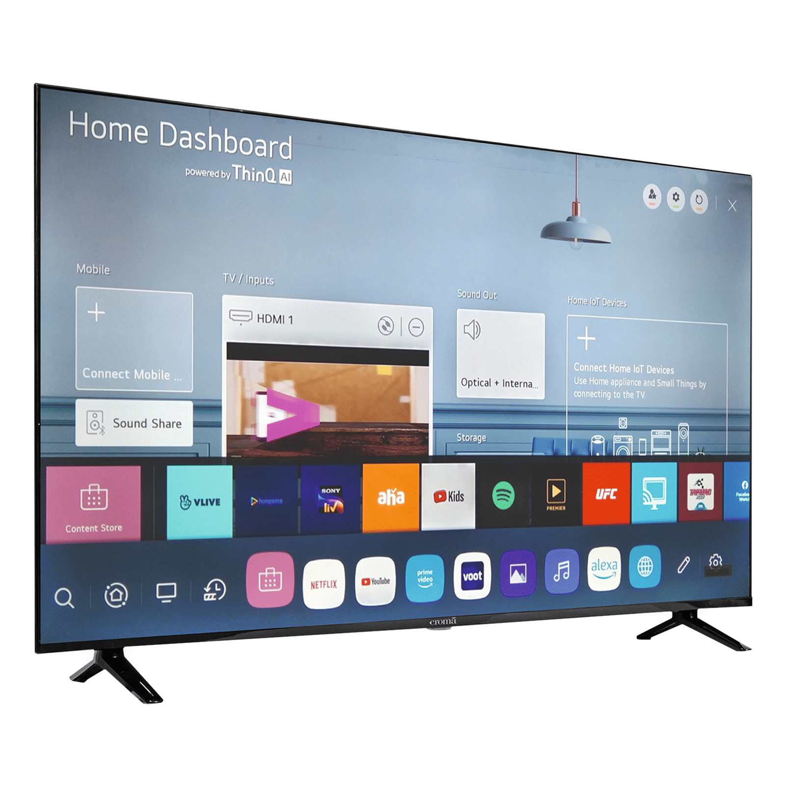 Buy Croma Cm Inch K Ultra Hd Led Webos Tv With Google